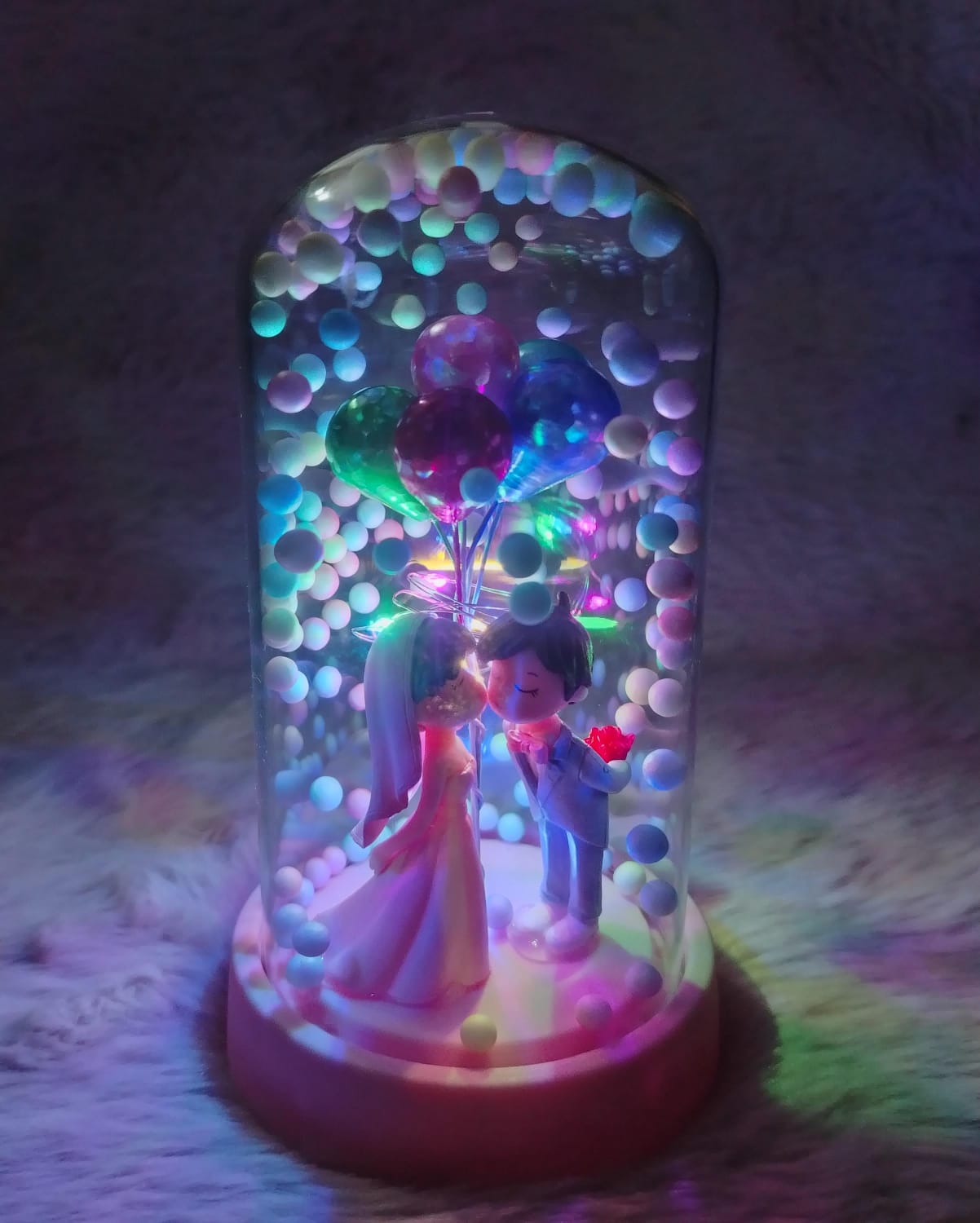 Led Light Valentine’s Couple Gift table lamp 01